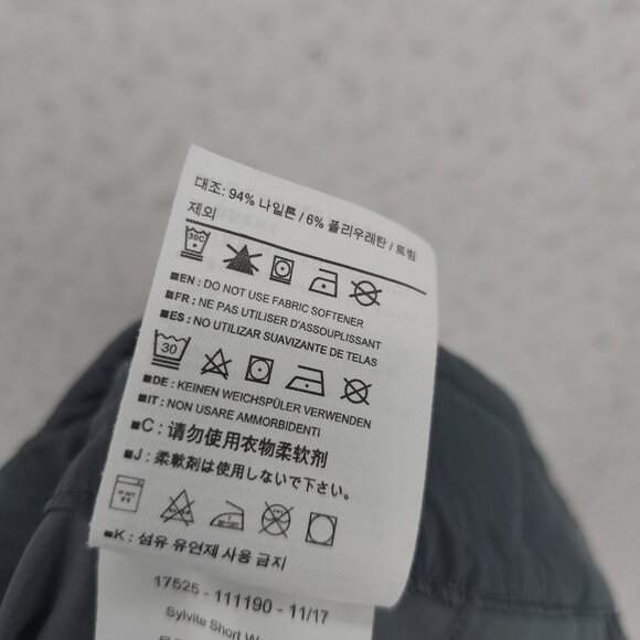 ARCTERYX Women's Sylvite Shorts  Nylon Stretch Blue/Gray Size 2 - READ!! - Picture 11 of 12